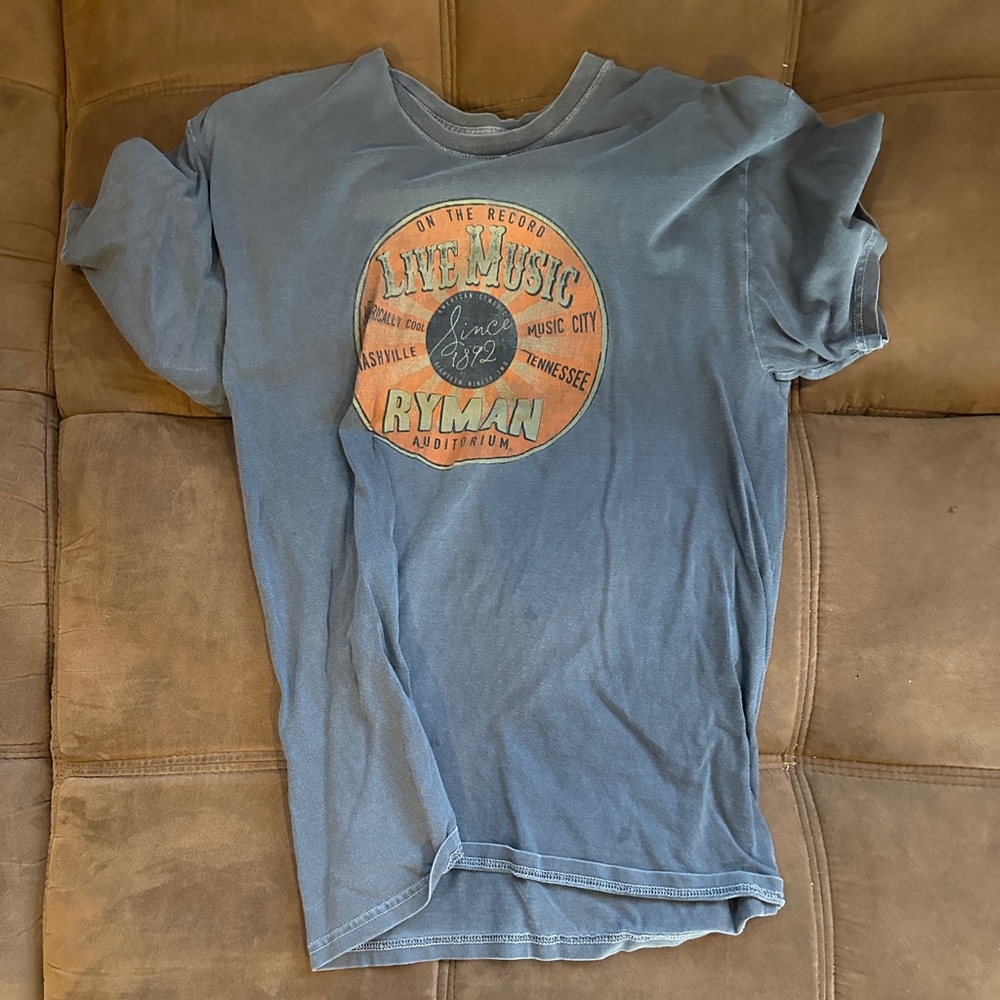 Blue Music Tee